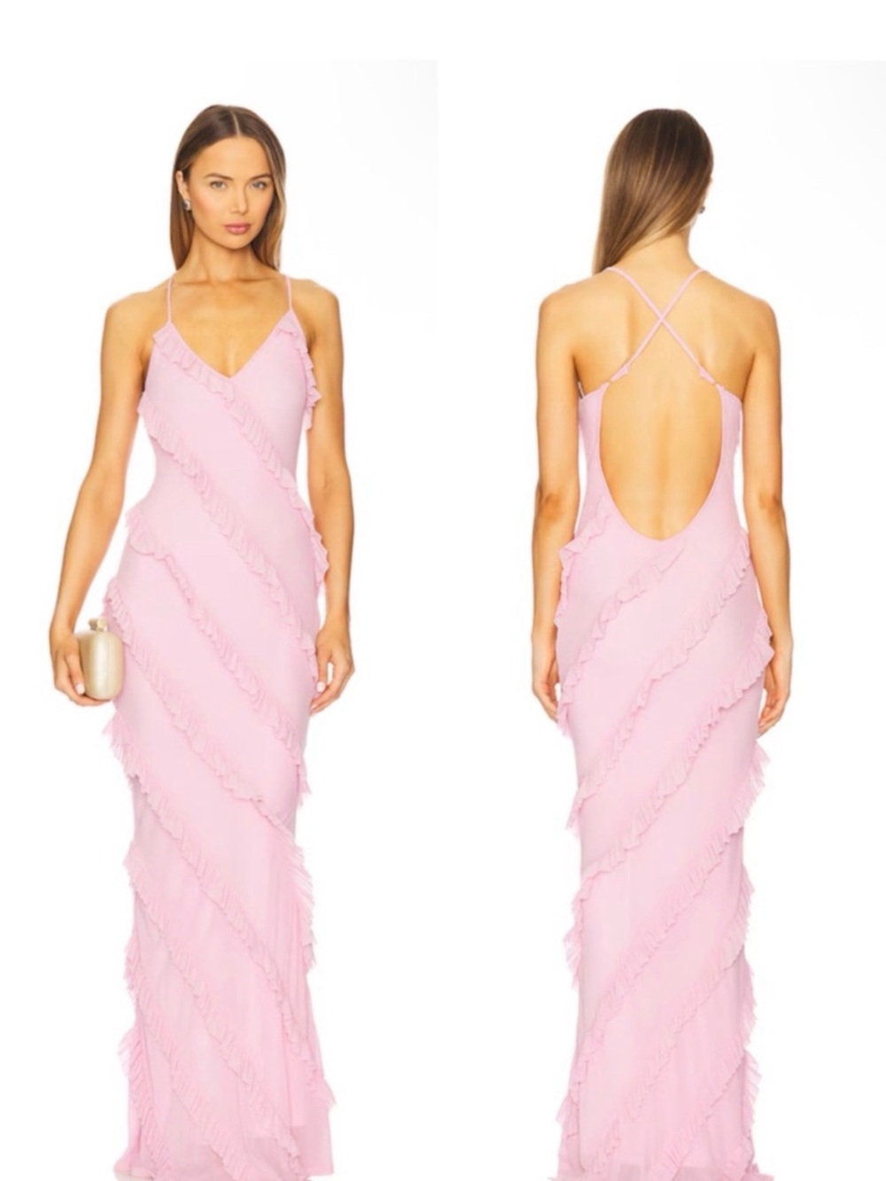 Barlow Maxi Dress in Light Pink
Runaway The Label